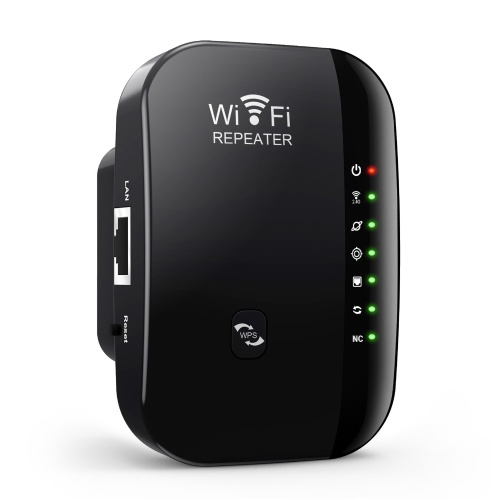 

300M WiFi Repeater Wireless Signal Amplifier 7 Indicator Lights WiFi Range Extender with Ethernet Port Simple Setup Relay/AP 2 Working Modes Portable WiFi Extender Signal Extender