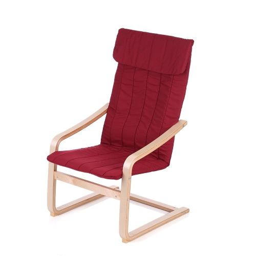 IKayaa Sillón reclinable contemporáneo de madera maciza