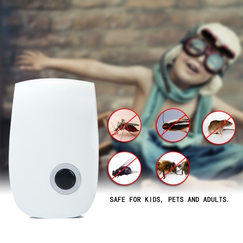 

UltrasonicNon-toxic Pest Repeller Bug Mice Rat Spider Insect Cockroaches Multi-functional Repellent Electric Environmental Protect