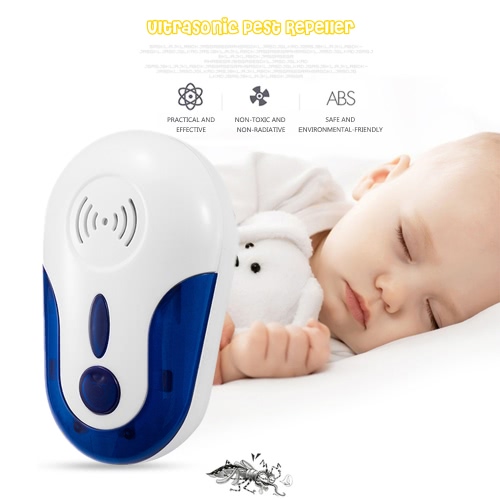 

Eletronic Pest Plug in Repeller Repels Spiders, Rats, Mice, Roaches, Mosquitoes, Other Insects Safe Ultrasonic Wave Home Pest Cont