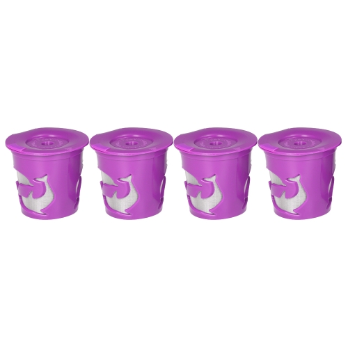 

4pcs / set Многоразовая капсула для кофе K-cup для Keurig 2.0 & 1.0 Пивоваренные машины Многоразовые фильтры для кофе