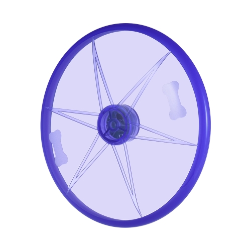 

Flyer Floating Disc Flying Disk Pet Dog Toy 15cm/ 6in with LED Light for Outdoors Indoors Interactive Games