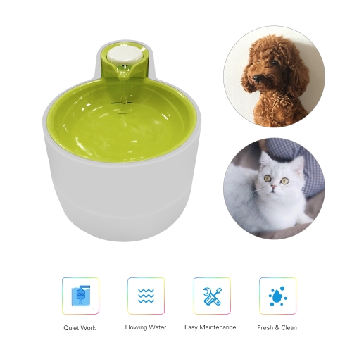 

LED Pet Water Fountain Automatic Electric Drinking Bowl with Filter for Dogs Cats Kittens