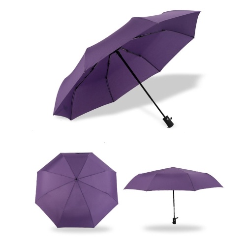 

Высококачественный Автоматический Tri-fold Umbrella Мужские и Женские Подарочные Деловые Складные Зонты