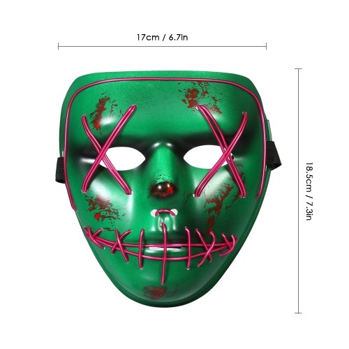 

Adults Halloween LED Light Up Mask Halloween Costume Supplies