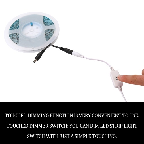 

Strip Lights White Touched Dimmable Control LED Cabinet Light Strips
