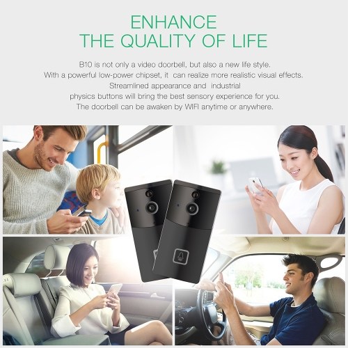 

720P Video Doorbell Wireless Smart Remote Video Doorbell