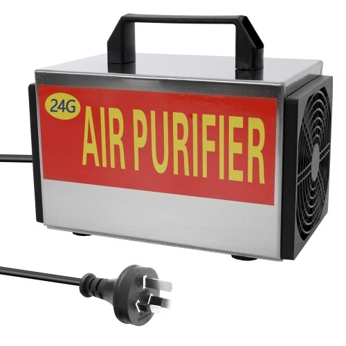 24g / h générateur ozone machine comprimés purificateur d'air ozoniseur avec minuterie interrupteur purificateur pour la maison voiture décapant de formaldéhyde