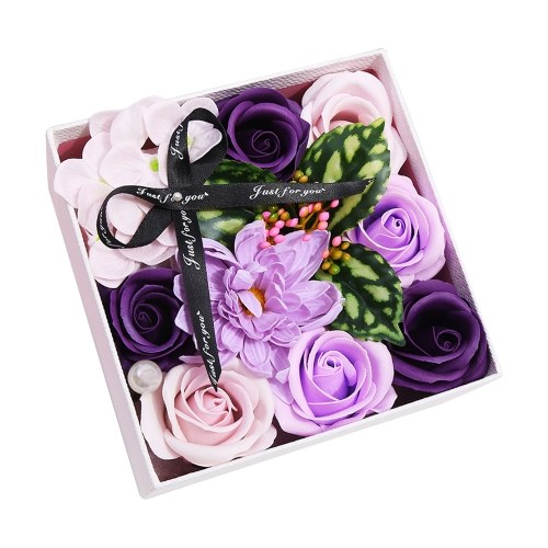 

Artificial Flowers Scented Forever Soap Rose Flower in Gift Box