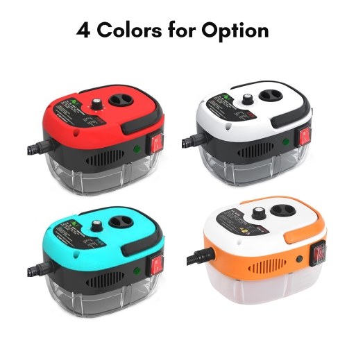 2500W Portable Handheld Steam Cleaner High Temperature Pressurized Steam Cleaning Machine with Brush Heads for Kitchen Furniture Bathroom Car