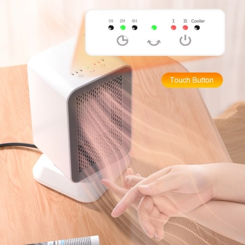 

Shaking Head Silent Heating Small Heater Fan Rapid Heating Intelligent Temperature Control Home Office Desk Electric Heater