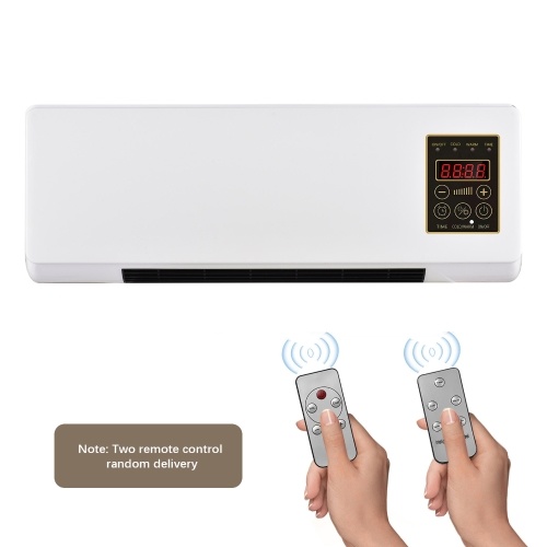 220V Portable Heater and Air Conditioner Combo 2in1 Electric Heater Air Conditioner Wall Mounted Heating and Cooling Device 