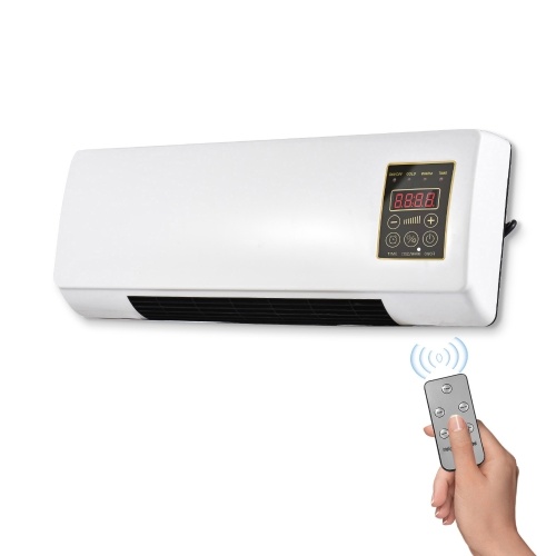 220V Portable Heater and Air Conditioner Combo 2in1 Electric Heater Air Conditioner Wall Mounted Heating and Cooling Device 