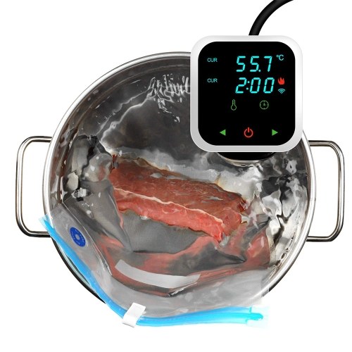 Sous Vide Machine Immersion Circulators 1100W Ultra Quiet Stainless Steel Sous Vide Precision Cooker Kitchen Gadgets with Touch Control Accurate Temperature 