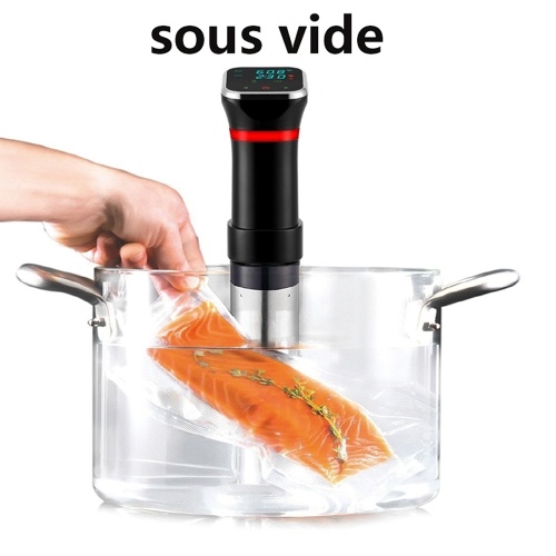 Sous Vide Machine Immersion Circulators 1100W Ultra Quiet Stainless Steel Sous Vide Precision Cooker Kitchen Gadgets with Touch Control Accurate Temperature 