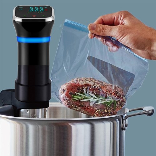 Sous Vide Machine Immersion Circulators 1100W Ultra Quiet Stainless Steel Sous Vide Precision Cooker Kitchen Gadgets with Touch Control Accurate Temperature 