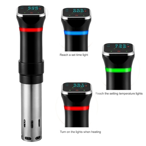 Sous Vide Machine Immersion Circulators 1100W Ultra Quiet Stainless Steel Sous Vide Precision Cooker Kitchen Gadgets with Touch Control Accurate Temperature 