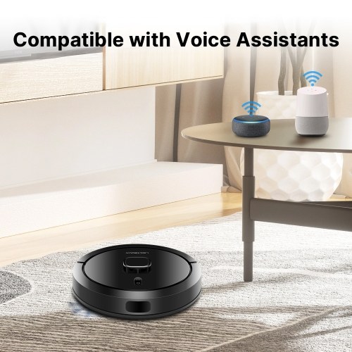 

LIECTROUX G7 Robot Vacuum with Laser Radar Smart Home Clean APP and Voice Control Automatic Floor Cleaner Multiple Protection Self Cleaning and Charging No Damage for Wooden Tile Carpet Marble Carpet