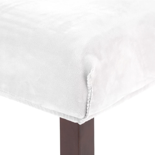 

Double-sided Polyester Spandex Chair Cover Embossing Stretch Removable Slipcover Chair Seat Cover for Hotel Dining Meeting Room