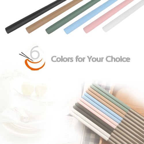 

Anself High-end Flatware Chopsticks Stainless Steel Good Quality Tableware