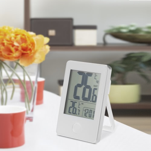

Digital Wireless Thermometer Indoor&Outdoor Temperature Measurement °C/°F Max/Min Value 12H/24H Time Display