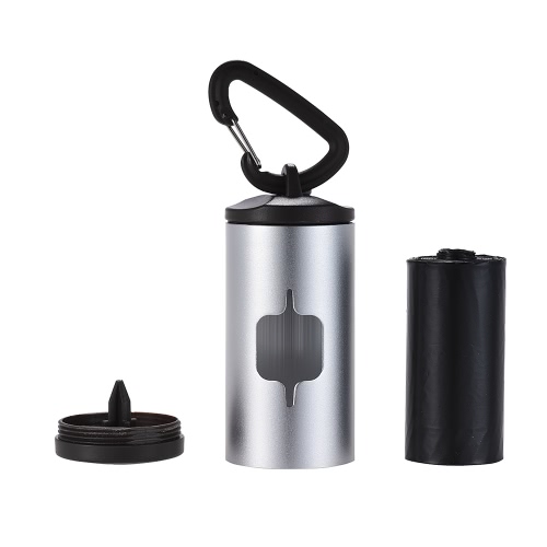 

Colorful Pet Poop Holder Dog Waste Dispenser Алюминиевая трубка включает в себя 15шт мусорные корзины многоразового использования