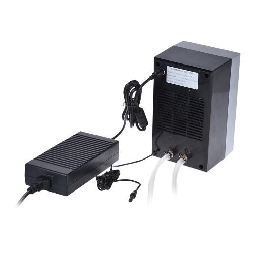 

70W Аквариум Термостат Охлаждающая нагревательная машина Полупроводниковый контроллер температуры воды с 3W водяным насосом для 20-литрового резервуара для воды