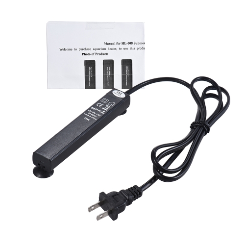 

Mini Submersible Aquarium Heater Fish Tank Water Heating Rod Thermostat 15W