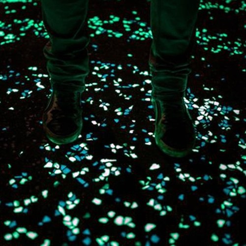 

50pcs Glow in the Dark Garden Pebbles