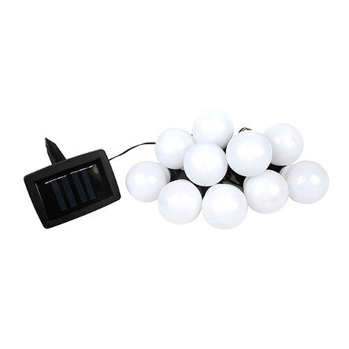 Outdoor String Lights Patio Party Home Yard Garden Wedding Solar L-E-D Bulbs 2.5M