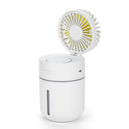 

Rechargeable Mini Humidifier with Fan Portable USB Humidification Atomizer