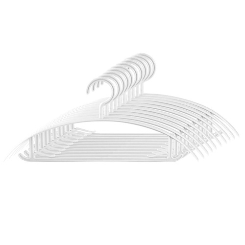 

Plastic Hangers Non-Slip Clothing Clothes Hanger 10 PCS/Pack
