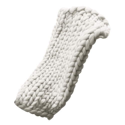 

Chunky Knitted Handmade Thick Blanket