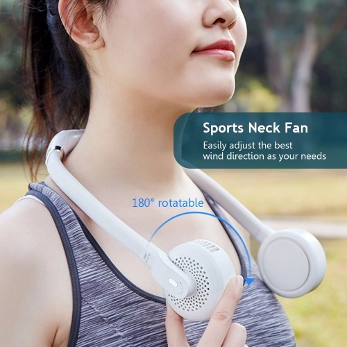 

Portable Neck Fan Bladeless Wearable Cooling Head Fan