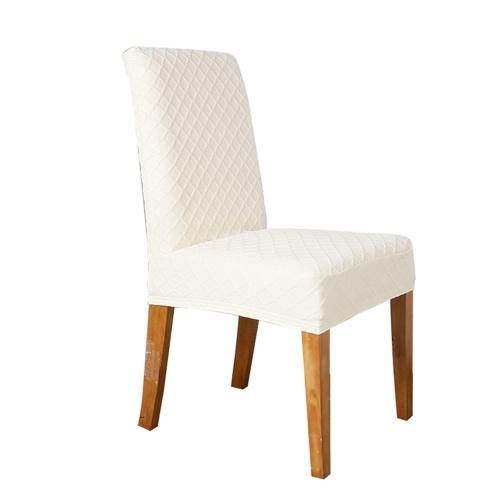 

Decdeal Stretch Solid Diamond Lattice Dining Chair Cover