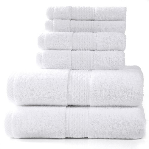 

6 Pack 100% Cotton Towels Luxury Bath Towels Sets