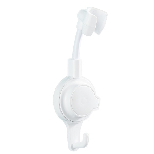

360°Rotate Shower Head Holder with Hook Suction Cup Adjustable Shower Arm Mount
