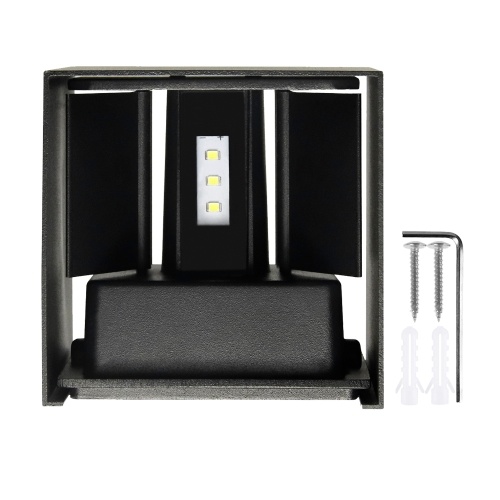 

Outdoor Wall Light Up and Down Lights Aluminum IP65 Waterproof Outdoor Wall Lamps Adjustable Light Angle Wall Sconce for Courtyard Hallway Porch