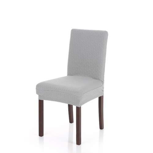 Thick Knit Stretch Removable Washable Dining Chair Cover Polyester Spandex Seats Slipcover for Wedding Party Hotel Dining Room Ceremony