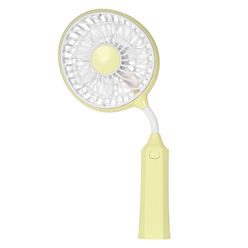 

Portable USB Rechargeable Handheld Fan Sports Cooling Fan with Flexible Neck Adjustable Speed for Travel Exercise Office Pink