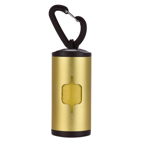 

Colorful Pet Poop Holder Dog Waste Dispenser Алюминиевая трубка включает в себя 15шт мусорные корзины многоразового использования