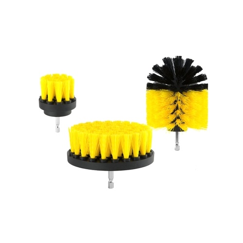 3pcs Drill Brush Set Cleaning Brush Tool Kit