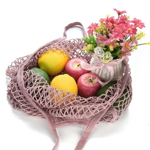 

Mesh Net Bag String Shopping Tote Woven Bag