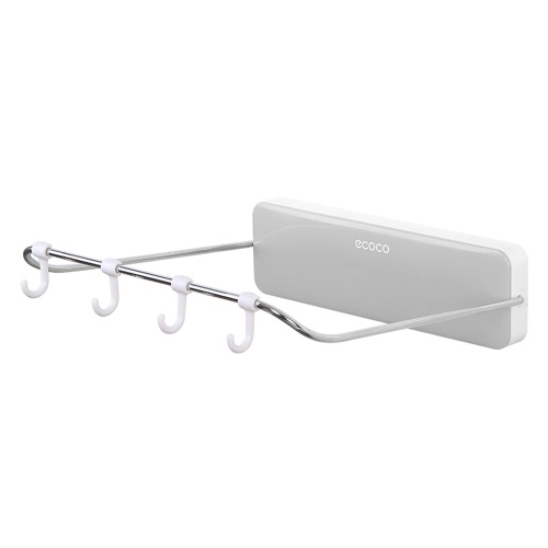 

ecoco Foldable Washbasin Rack Bathroom Strong Hanging Washstand Nail-Free Wall Mounted Washbowl Rack