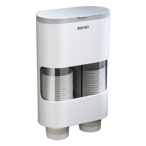 

Double Tube Disposable Cups Dispenser