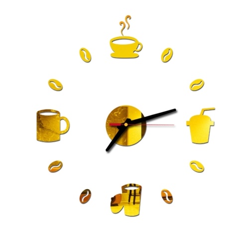 

DIY Wall Clock Frameless Mute Wall Stickers