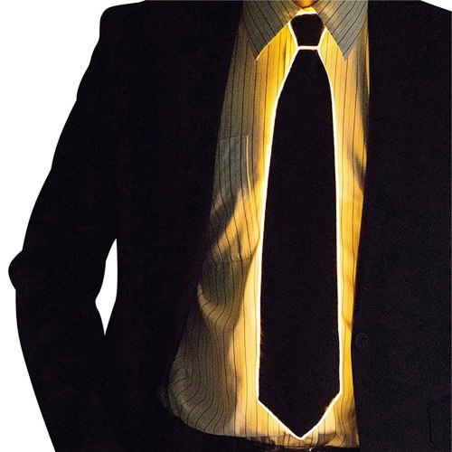 

Wire Tie Flashing LED Tie Costume Necktie Glowing DJ Bar Dance Carnival Party Tie Cool Props