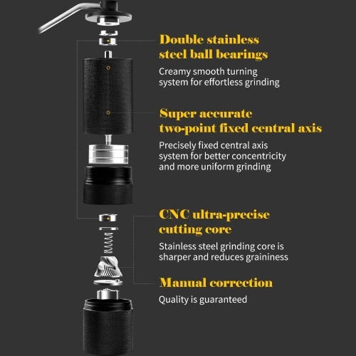 Hand Coffee Grinder Home Portable Coffee Bean Grinder Pentagonal Grinding Core Freshly Grinded Coffee Appliances 