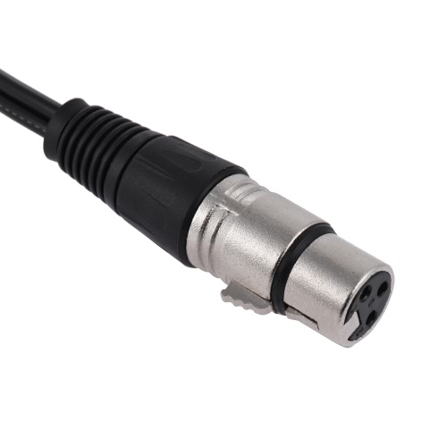 

4.9ft / 1.5m XLR Female to 3.5mm Stereo Male Cable Connector Wire for iPhone iPad Smartphone Mixer Mixing Console Microphone Louds