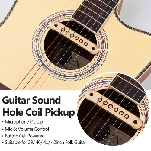 JUSTPRO JC-A1 Guitar Sound Hole Coil Pickup